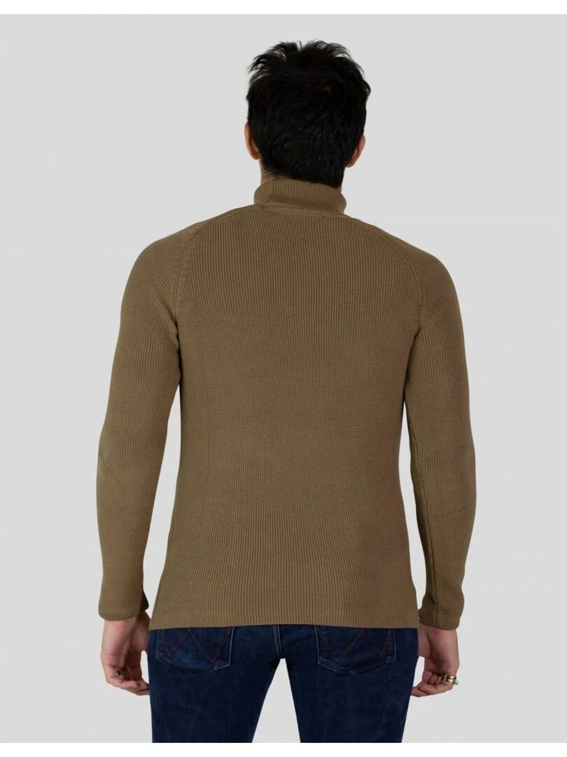 Pull col roulé Kebello   Vert