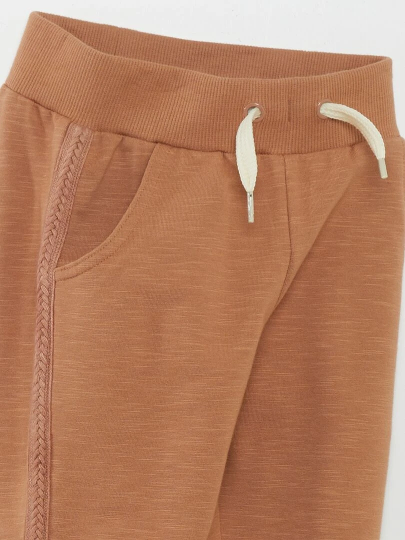 Jogging en molleton   ORANGE