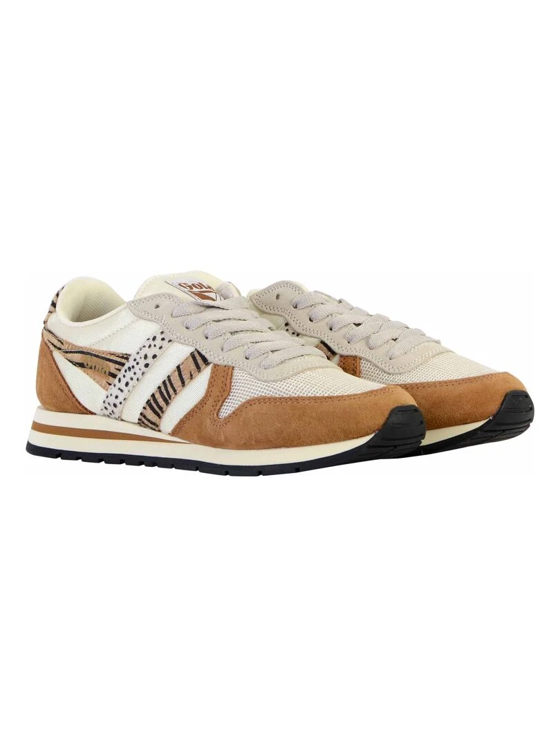 Basket Cuir Gola Daytona Safari   Blanc