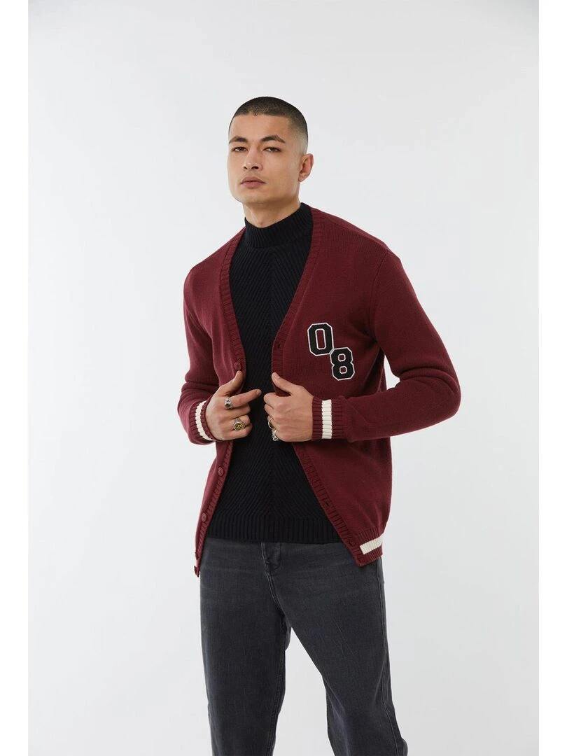Lee Cooper Pull coton CAMDEN Rouge