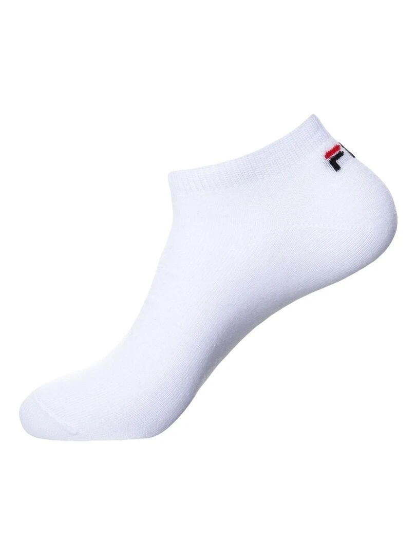 Lot de 6 Paires de Chaussettes socquettes homme Fila   Blanc