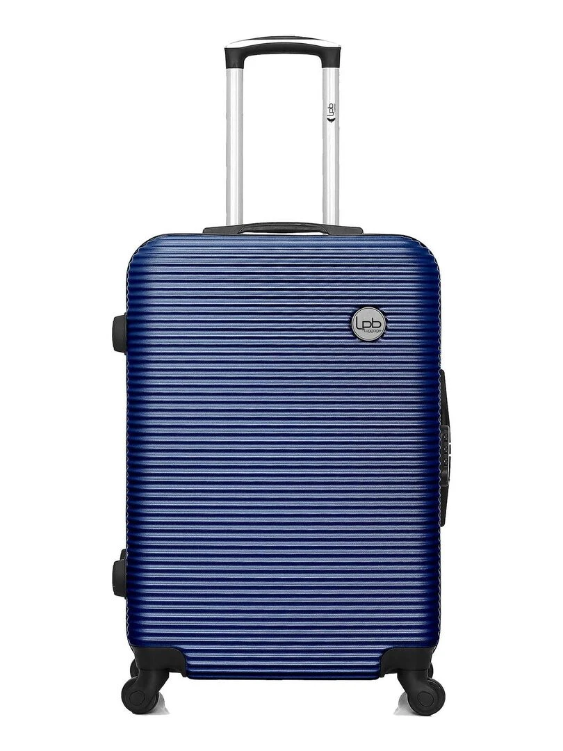 LPB LUGGAGE VALISE WEEKEND ABS MUNICH 4 ROUES 65 CM Bleu marine