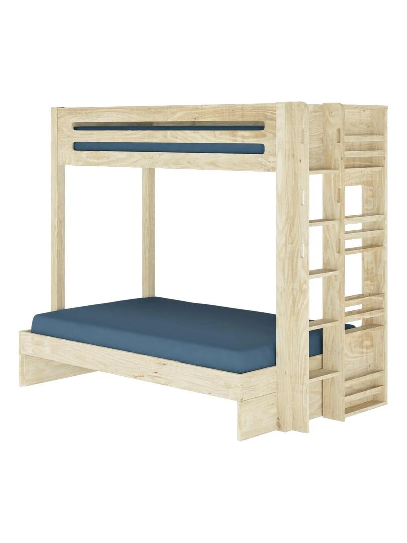 Lit superposé 3 places Isa   AKITEN RETAIL   Marron