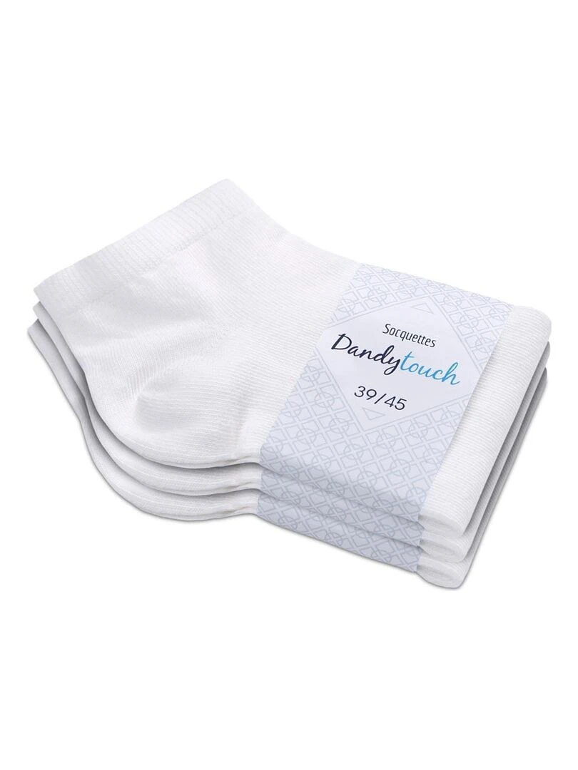 Chaussettes fourrées Homme Brodées   Gris chiné