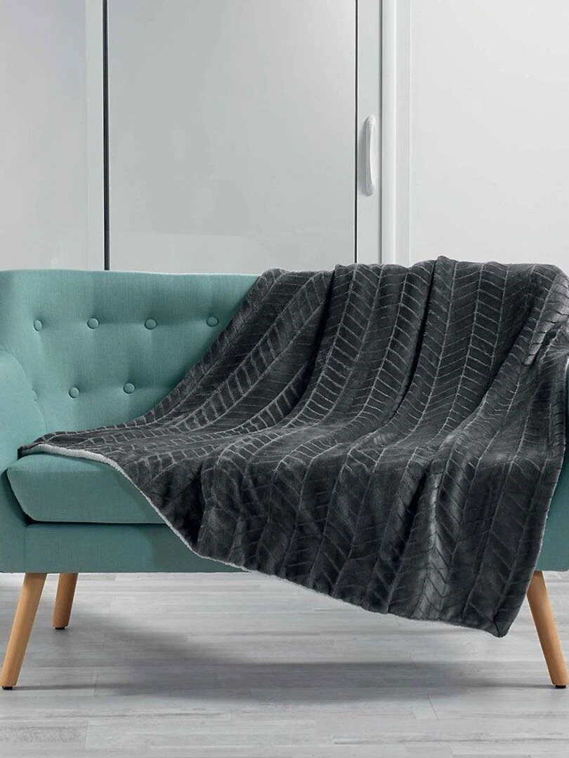 Plaid Zema Gris