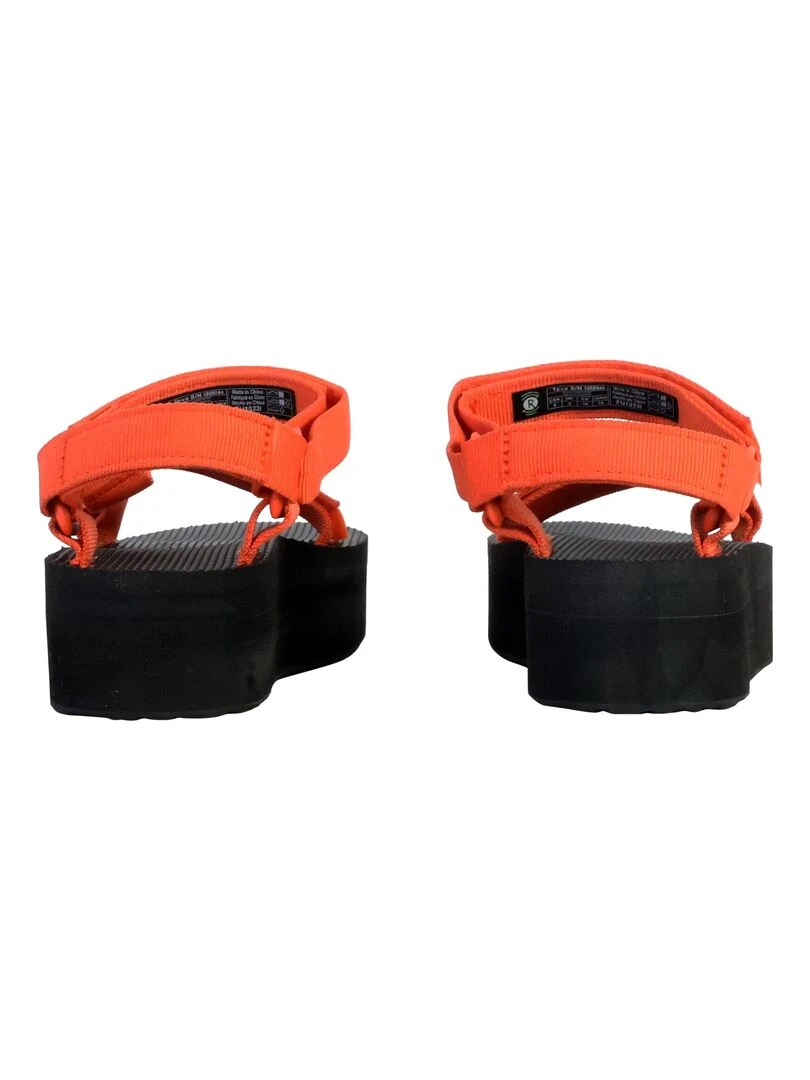 Sandale à scratch Teva W Platform Universal   Orange