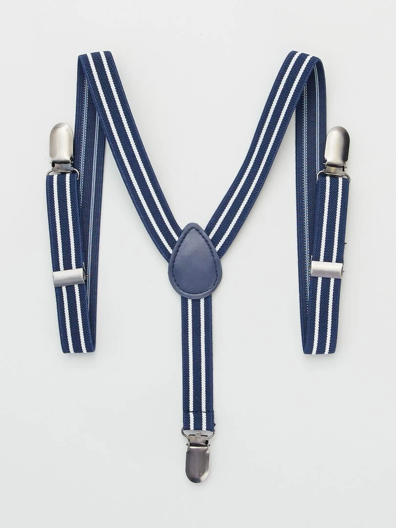 Bretelles clipsables   Bleu