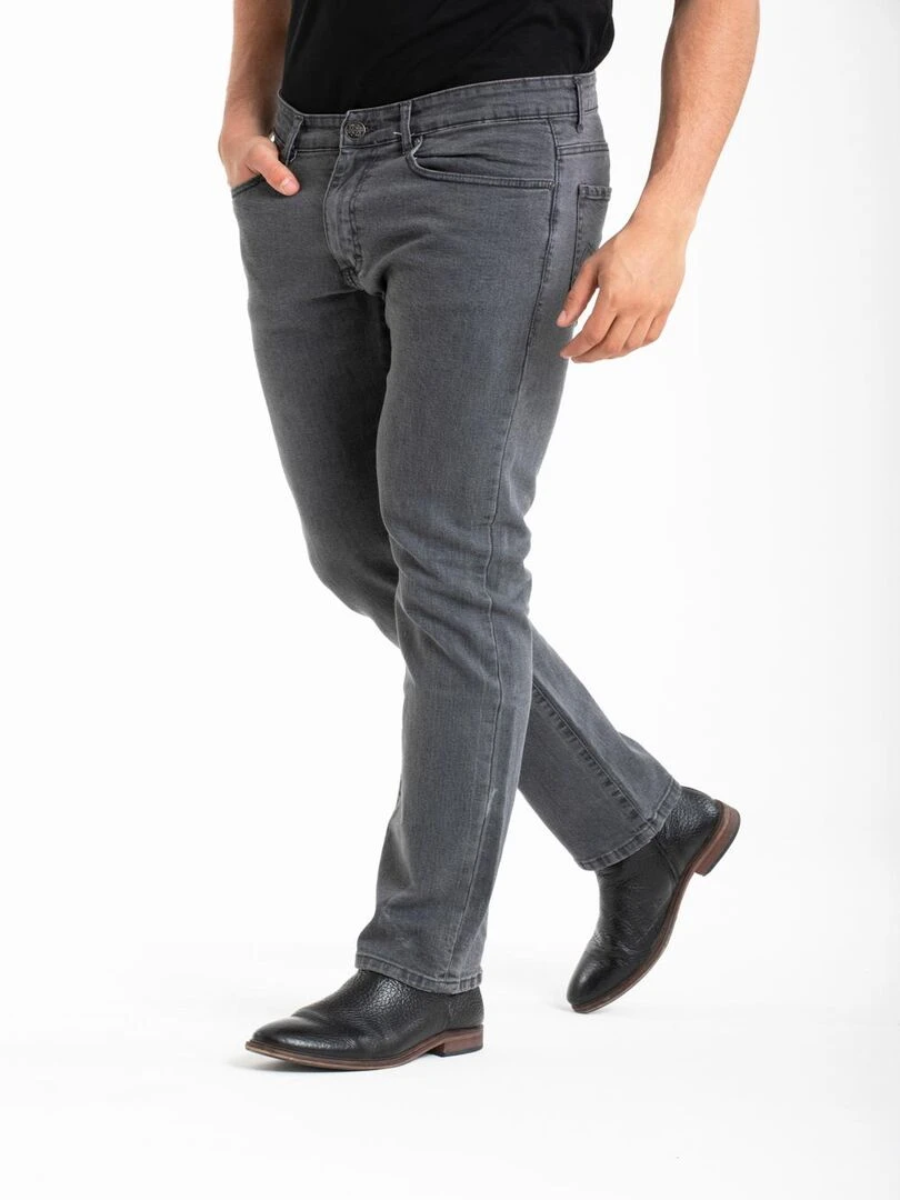 Jeans stretch RL70 Fibreflex® coupe droite confort BARON 'Rica Lewis' Gris