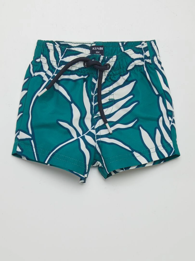 Short de bain Vert