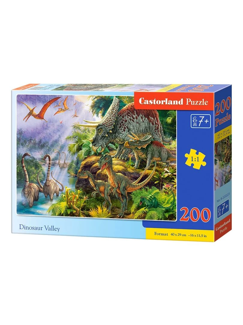 Puzzle 200 pièces : Vallée des Dinosaures N/A