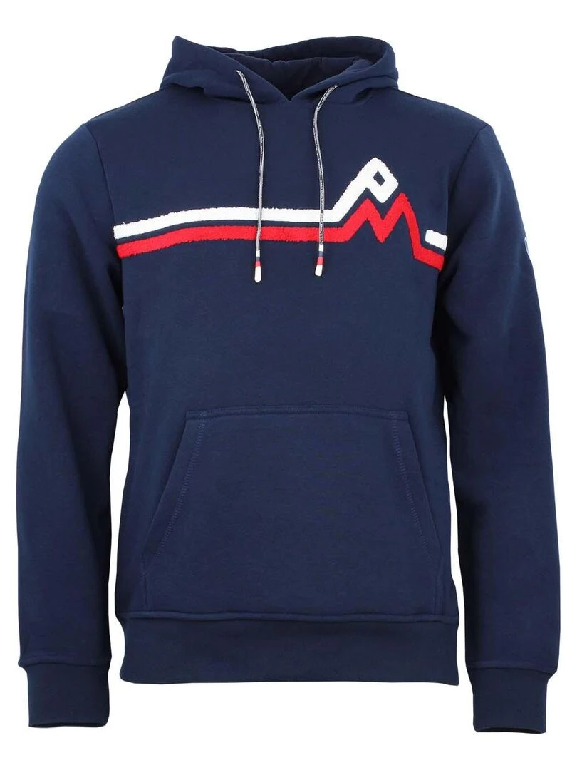 Sweat à capuche homme CORENTIN PEAK MOUNTAIN Bleu marine