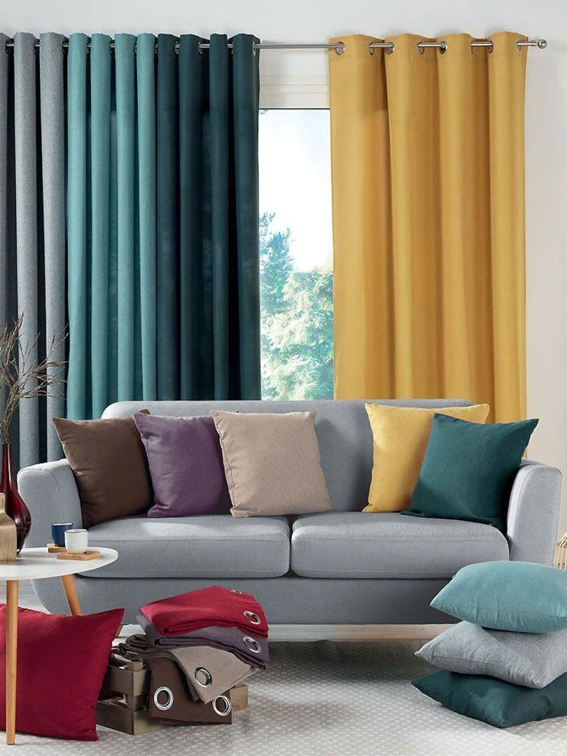 Coussin déco Meliane   Jaune