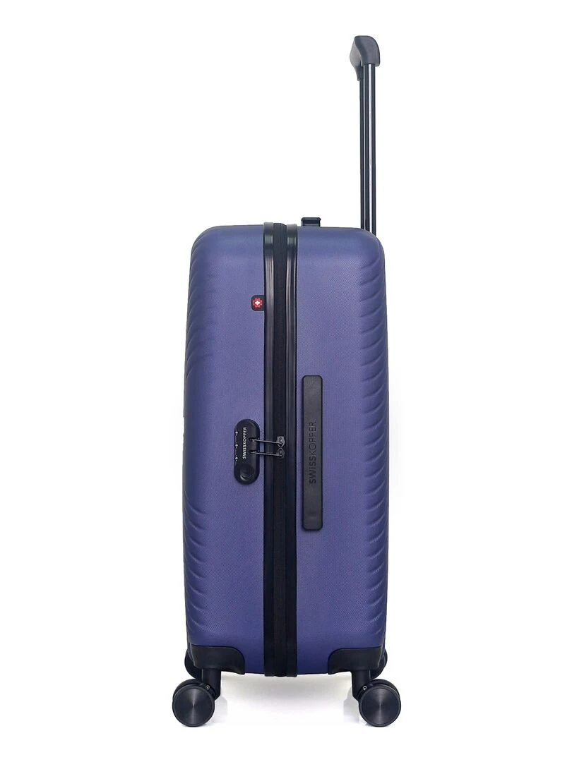SWISS KOPPER   VALISE WEEKEND ABS SPIEZ 4 ROUES 65 CM   Bleu marine