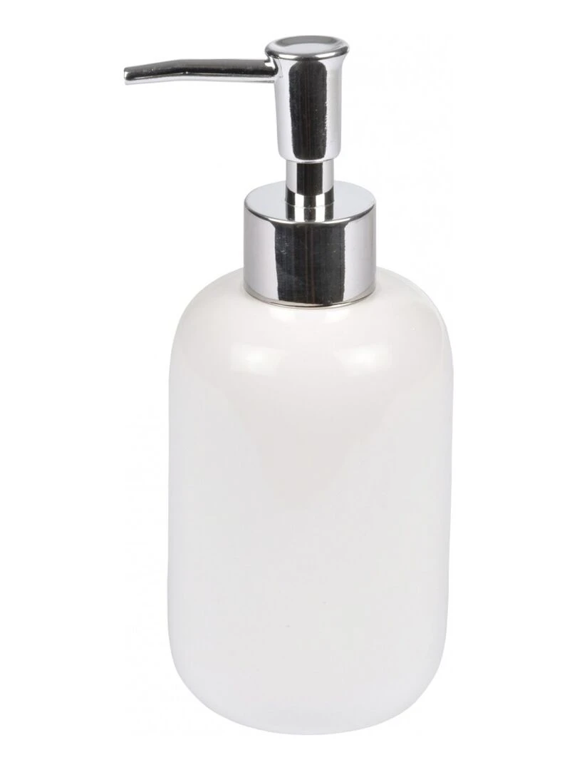 Distributeur de Savon Vitamines Céramique blanc Blanc
