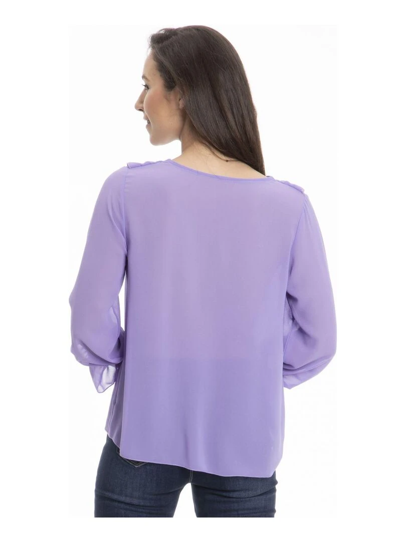 Chemise col tunisien CAROLE   Gérard Pasquier   Parme