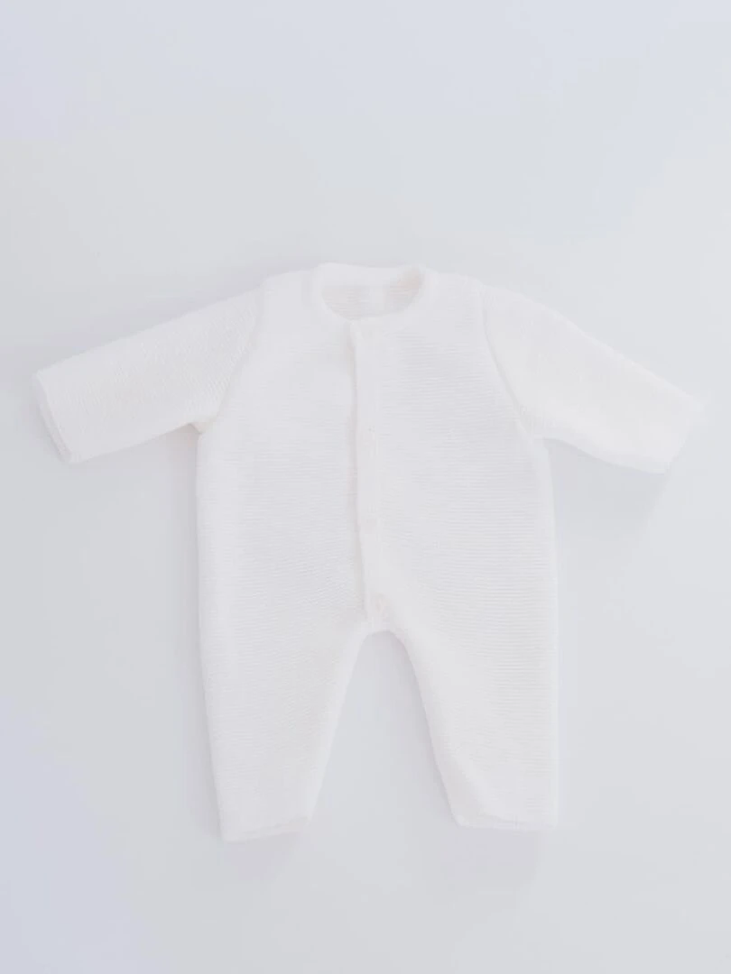 Combinaison 4 boutons centraux Blanc