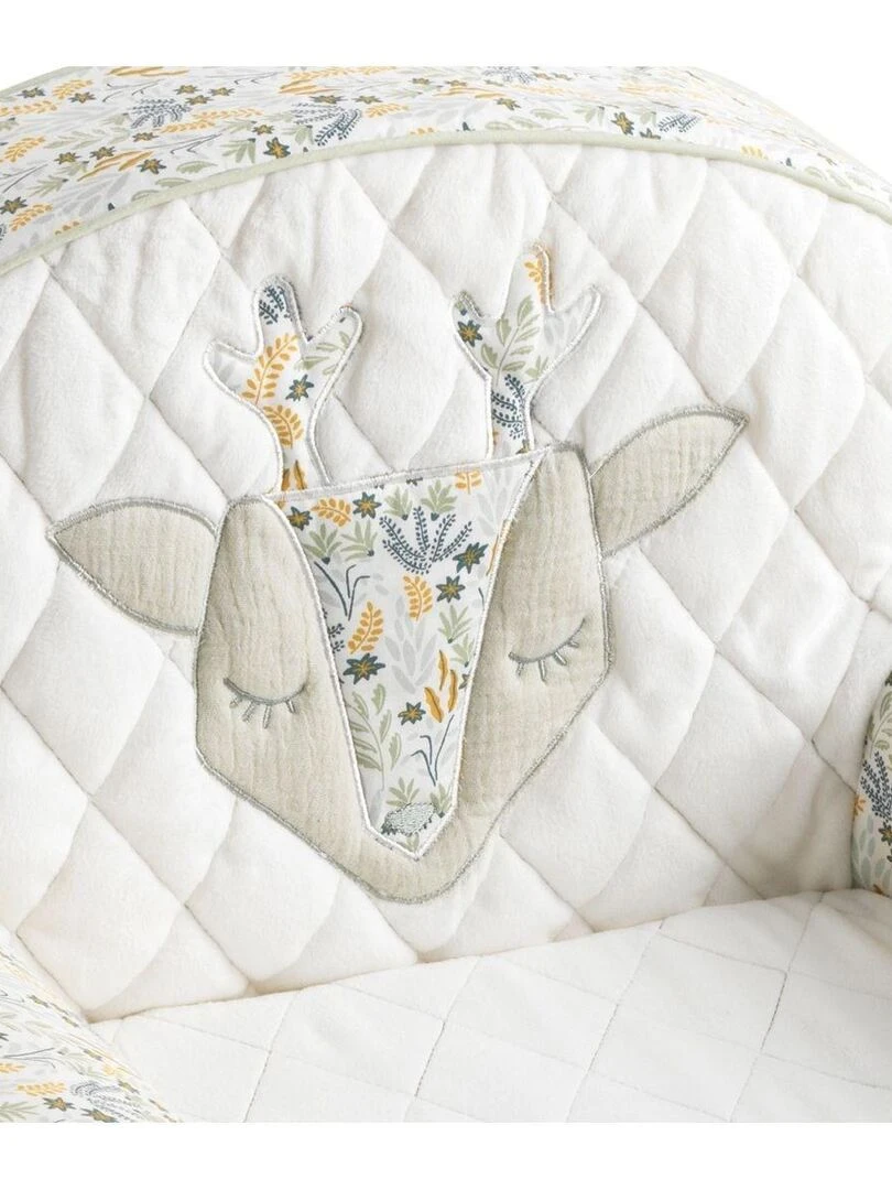 Fauteuil club en coton blanc SAUTHON Blanc