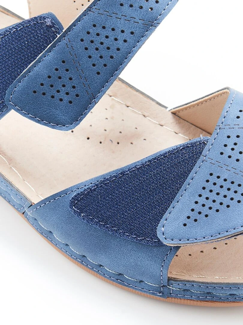 Sandales ouverture totale Piedical   Damart   Bleu