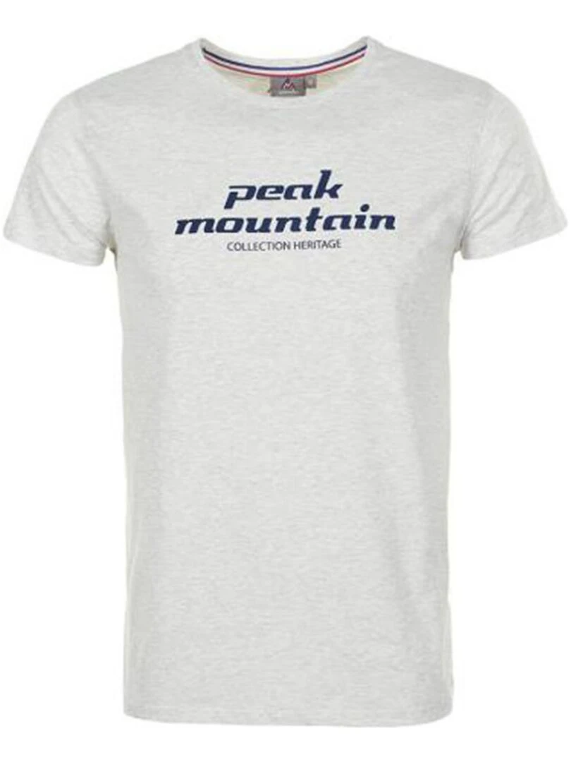 T shirt manches courtes homme COSMO PEAK MOUNTAIN Gris