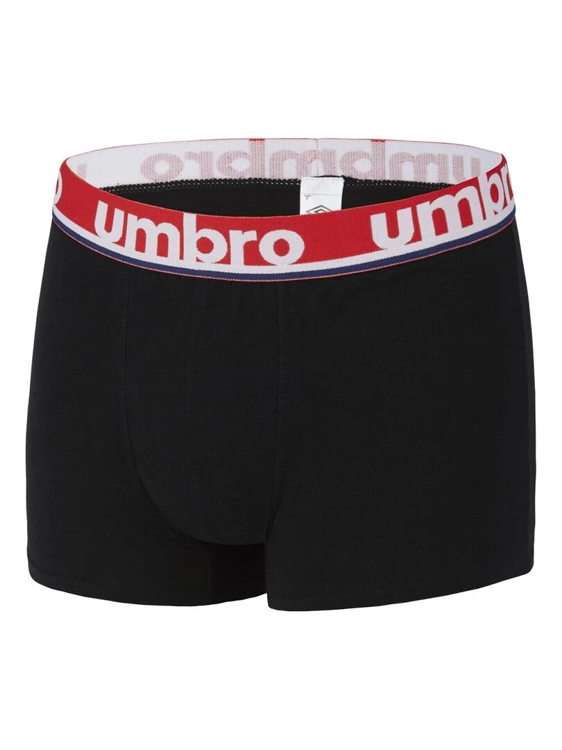 Lot de 4 boxers en coton homme Ban Umbro   Noir