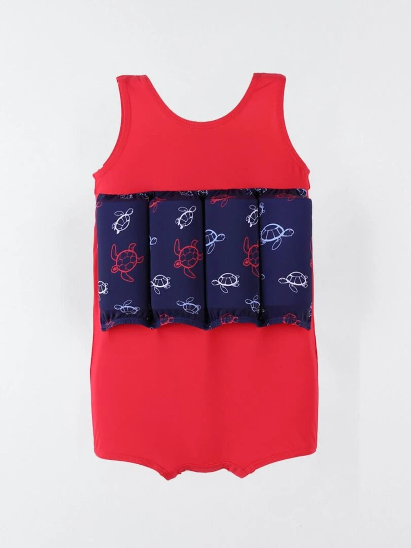 Maillot bouée imprimé tortues    Archimède   Bleu