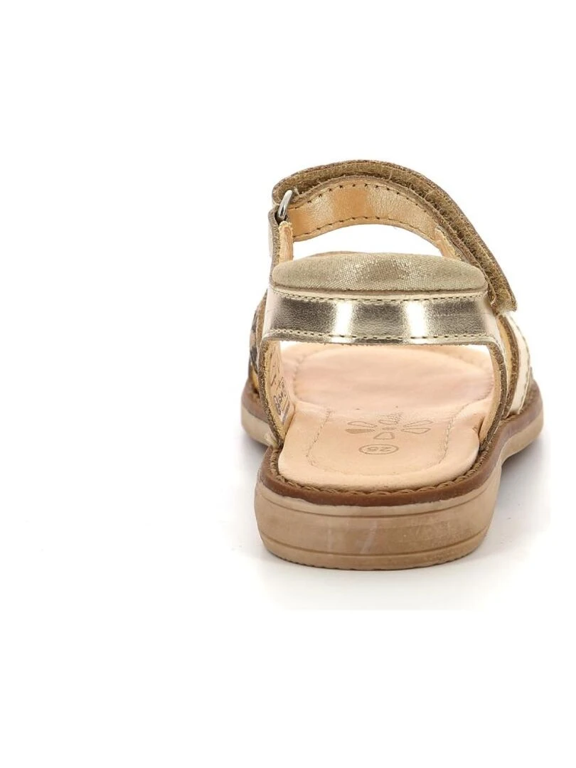 Sandales Cuir Tessia   Doré/or