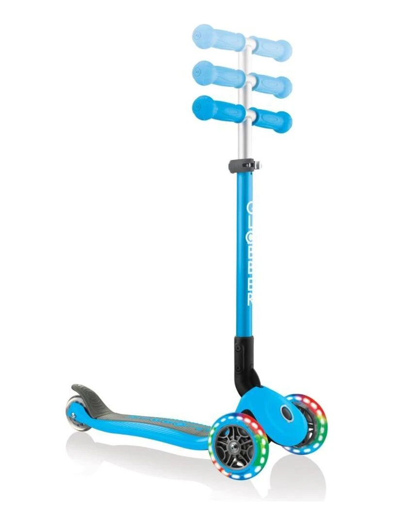 Trottinette évolutive enfant lumineuse et pliable Primo Sky Blue   Bleu