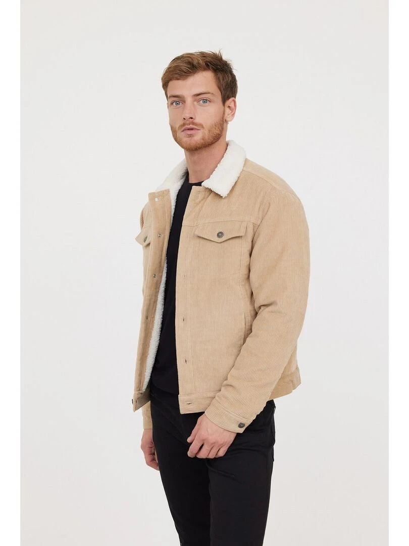Lee Cooper Veste manches longues coton slim FRAMY Beige argile