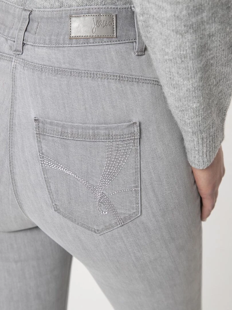 Jean taille haute Perfect Fit by Damart   Damart   Gris clair