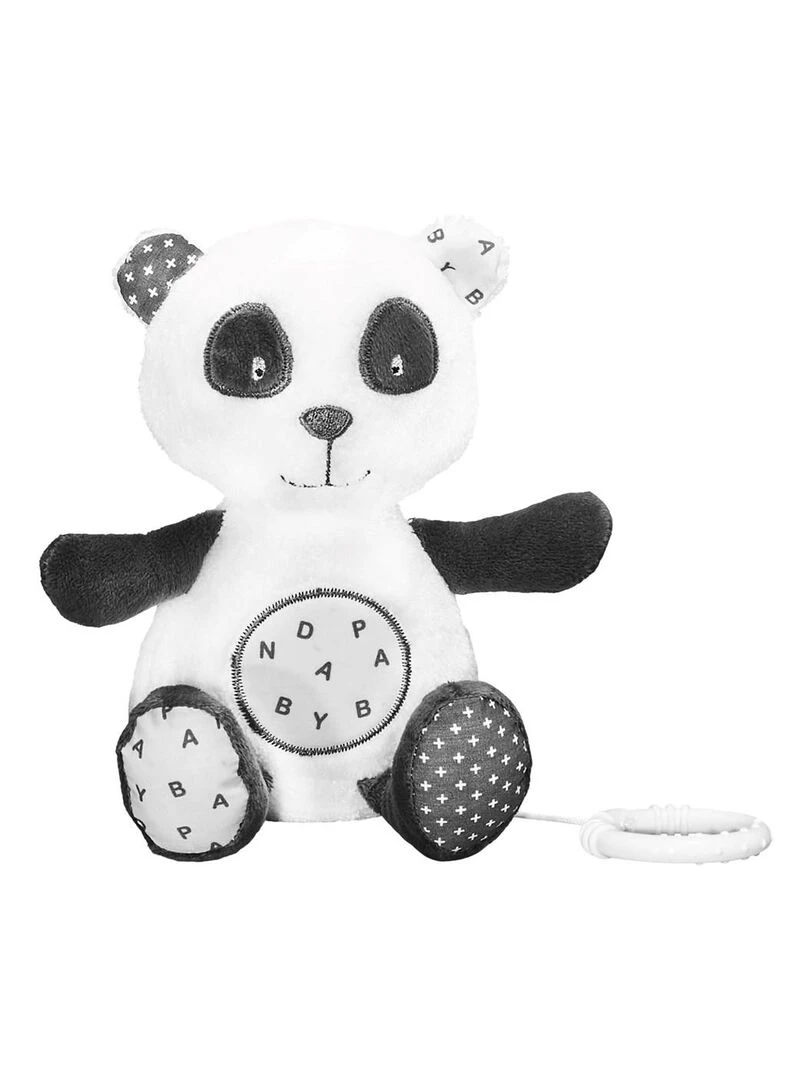 Peluche mini musical en velours gris SAUTHON Gris