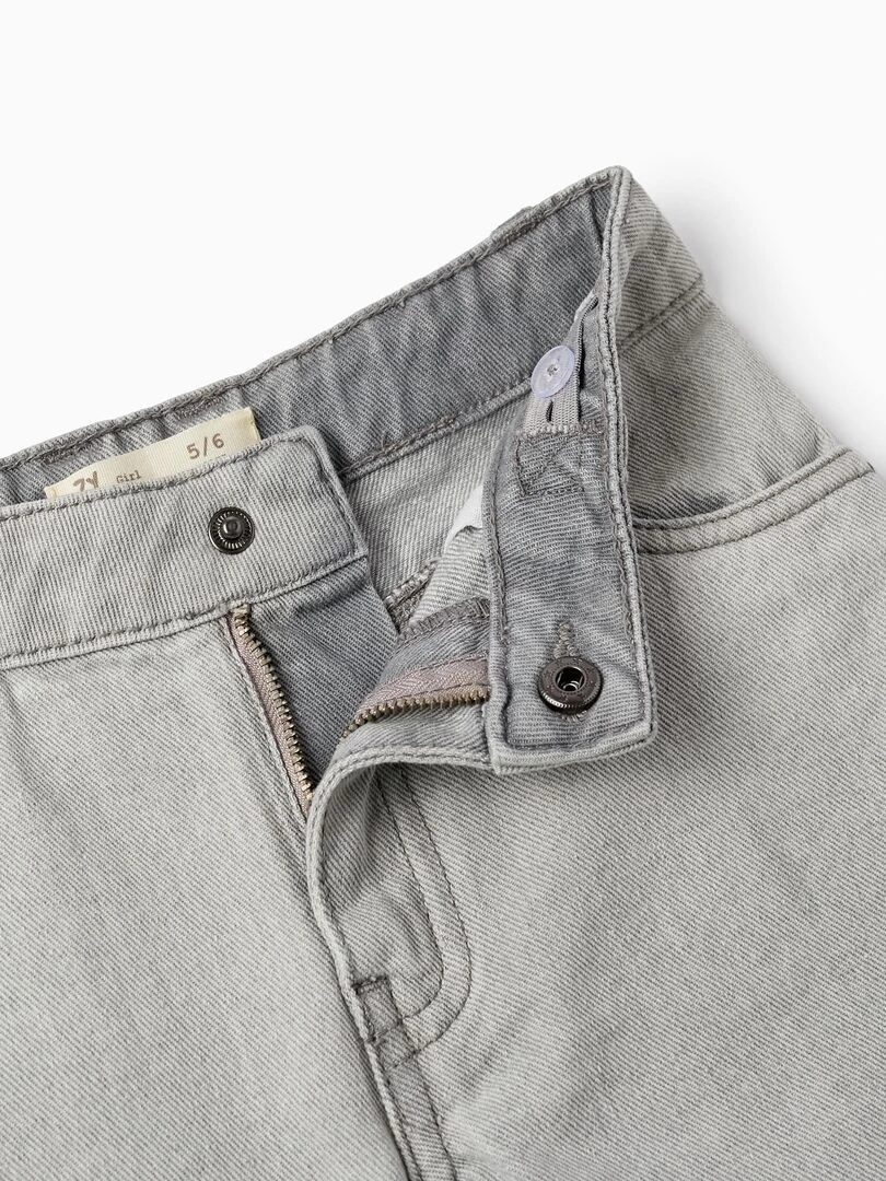 Shorts en jean en coton pour fille  SICILIAN DAYS   Vert