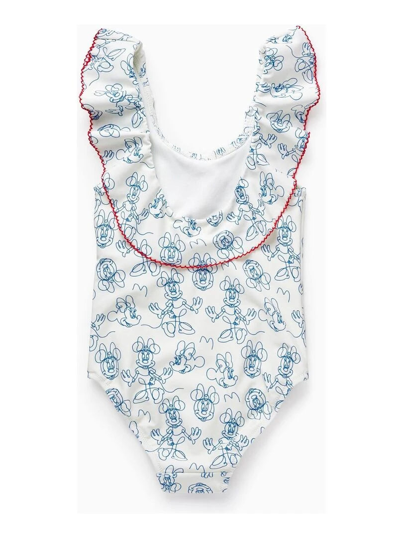 Maillot de Bain UPF80 pour Fille 'Minnie' Blanc