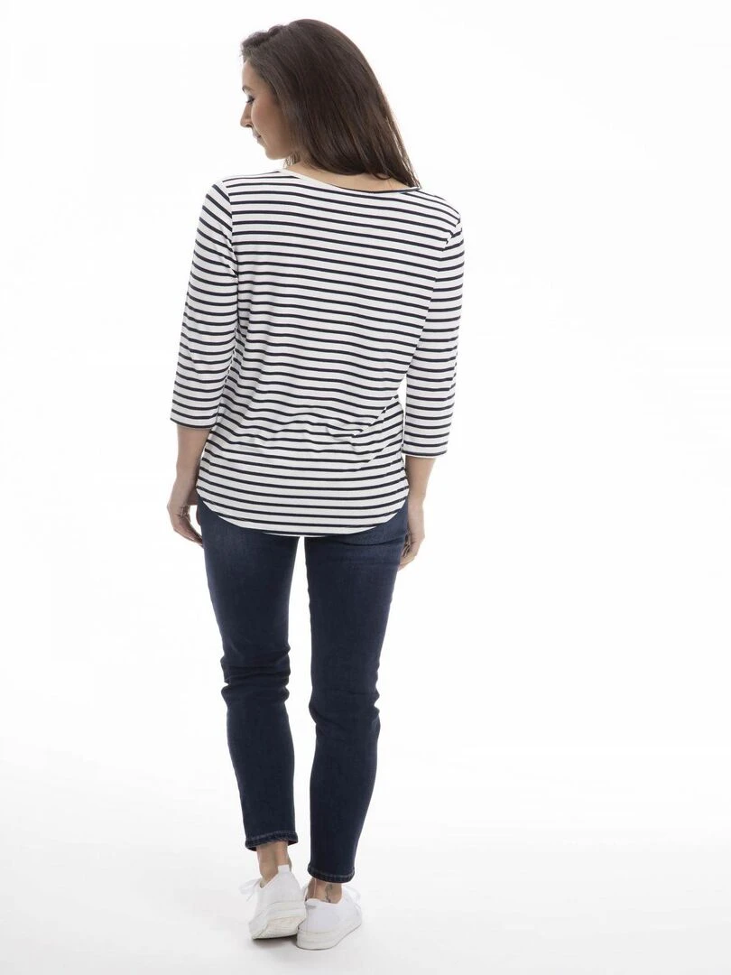 T shirt col rond TRACY   Gérard Pasquier   Blanc