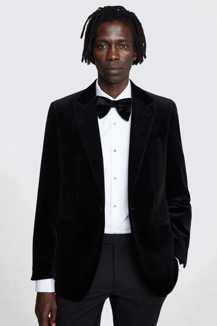 Regular Fit Olive Velvet Jacket   Buy Online at Moss