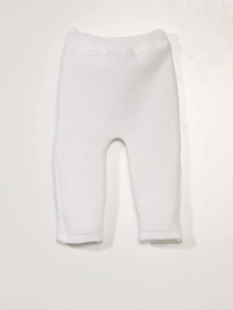 Pantalon 'La Manufacture de Layette' Made in France blanc
