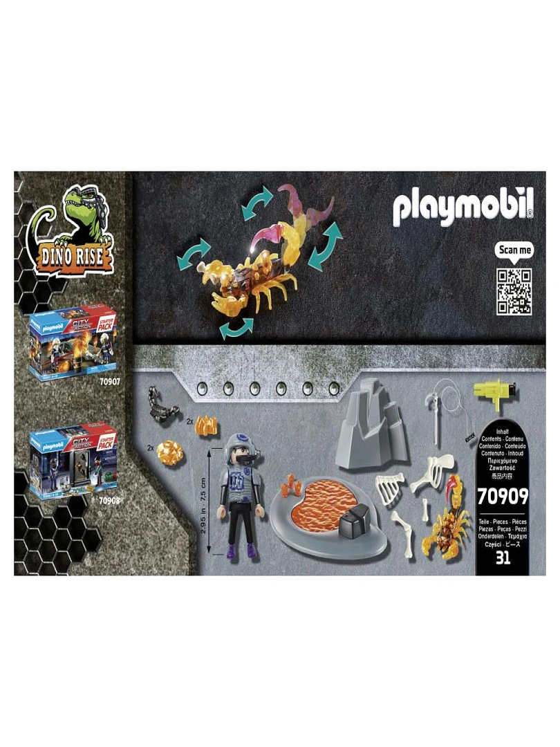 70909 'playmobil' Agent Scorpion De Feu   N/A