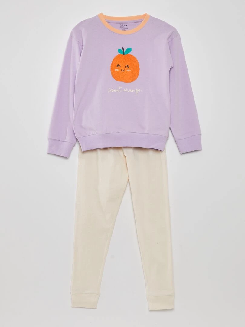 Ensemble pyjama 2 pièces Violet
