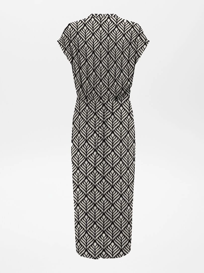 Robe longue imprimée 'JDY' Noir/blanc