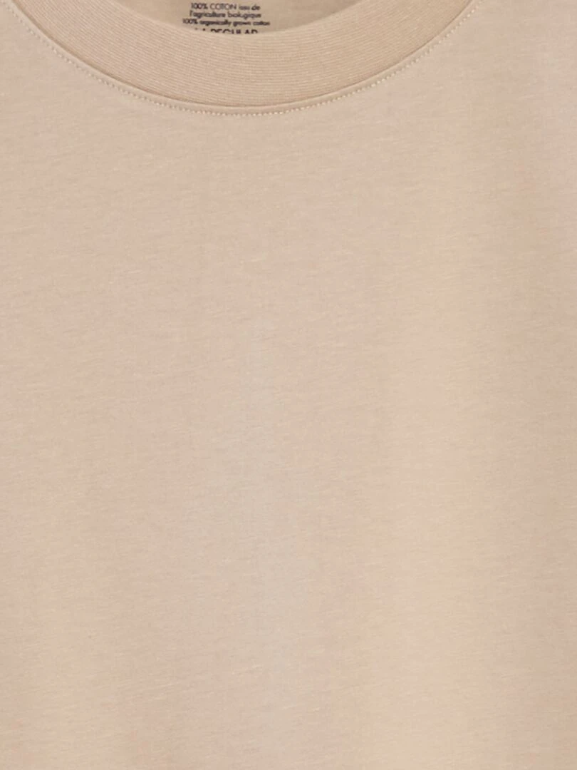 T shirt à col rond en coton Tough Cotton™ Beige clair
