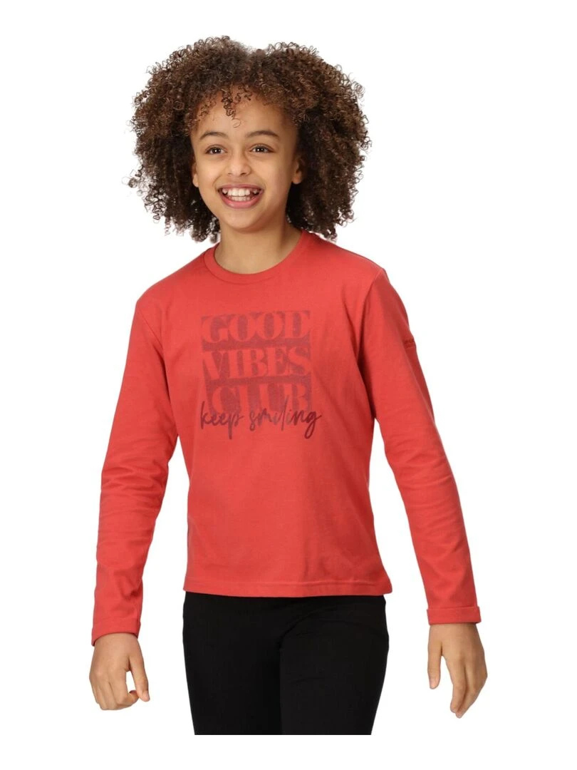Regatta   T shirt WENBIE GOOD VIBES CLUB   Rose parme