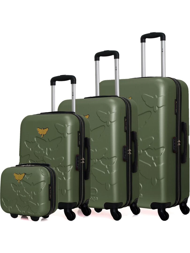 LPB LUGGAGE SET DE 4 AELYS C Vert kaki