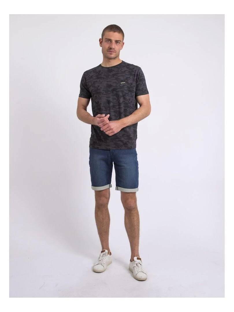 T shirt col rond NILIMOUR   Gris