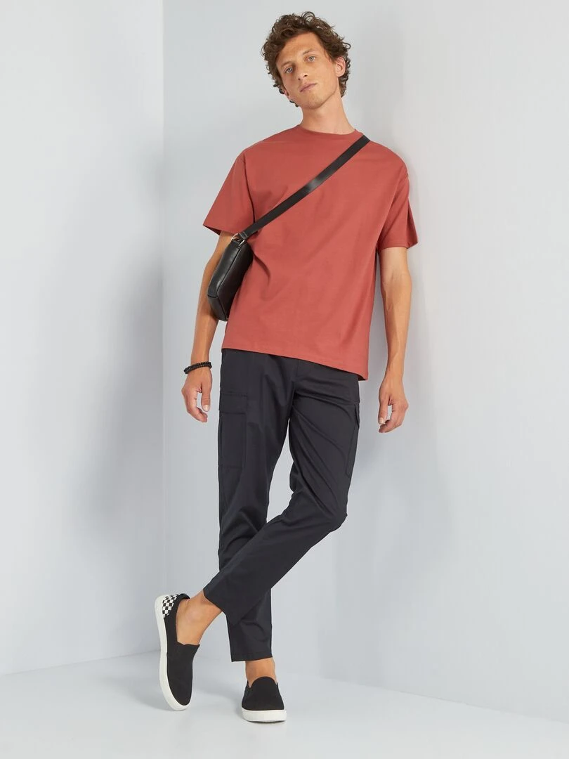 T shirt en jersey uni Tough Cotton™ Rouge