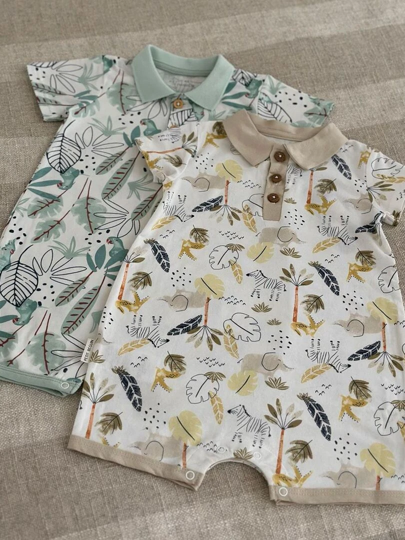 Barboteuse bébé Zagora   Ecru