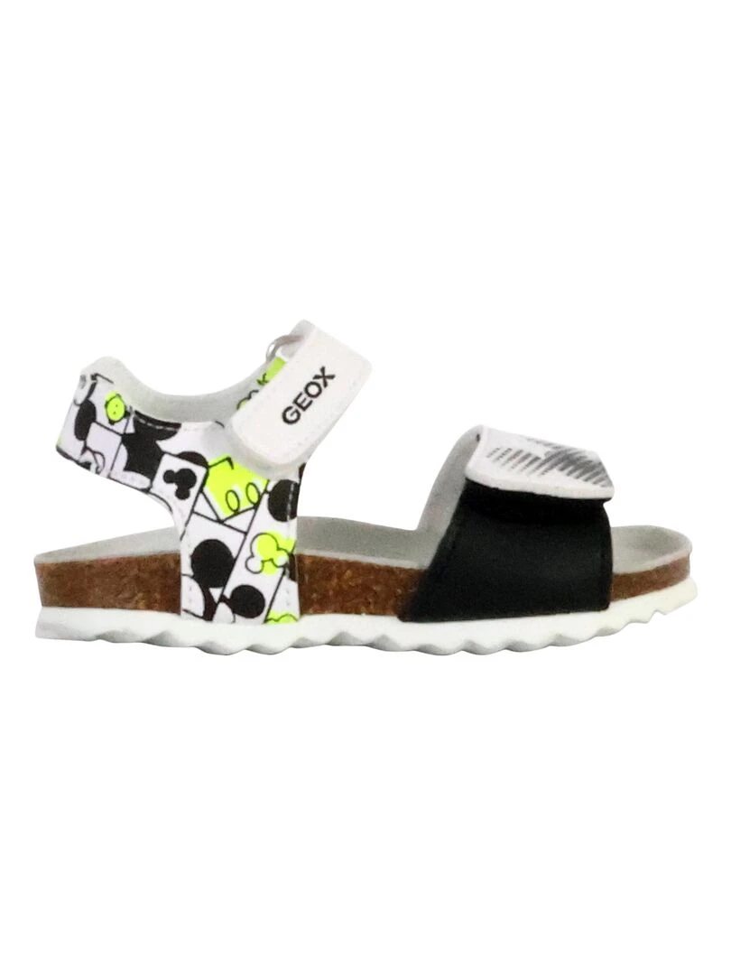 Sandales à Scratch Enfant Geox Chalki Blanc