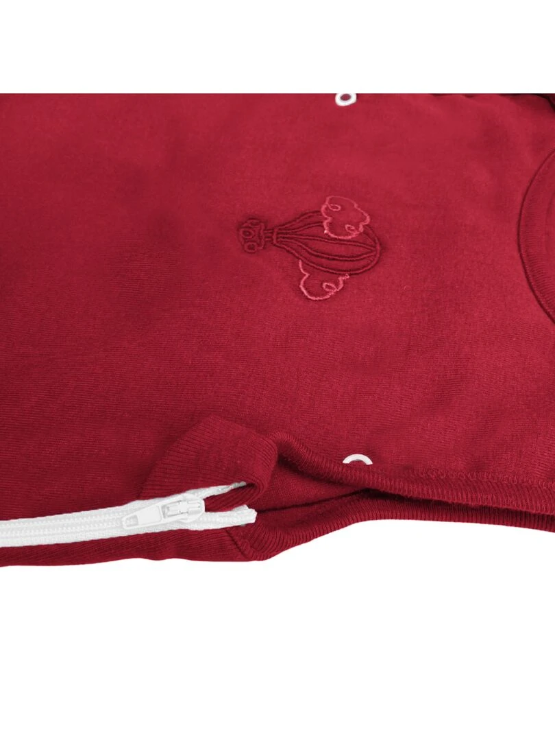 Gigoteuse Mi saison Évolutive 3 6 mois en Coton Bio Cerise   Bordeaux