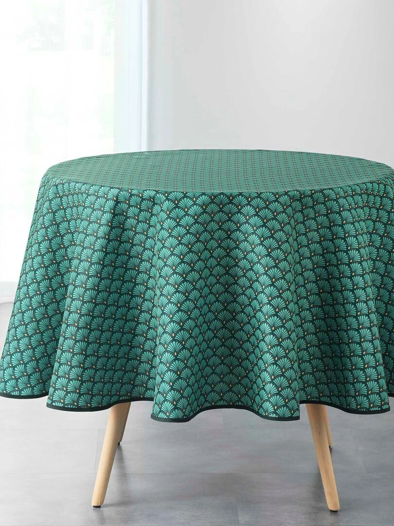 Nappe ronde Artchic Vert
