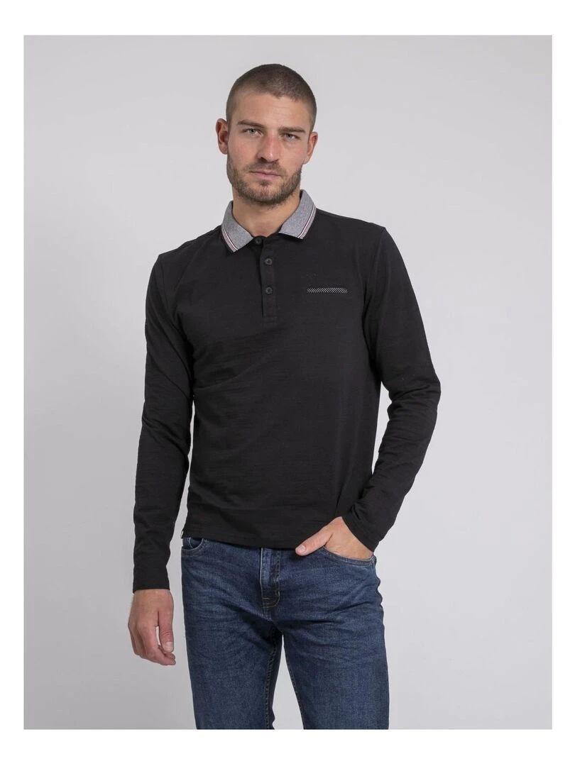 Polo manches longues PARILAKO Noir