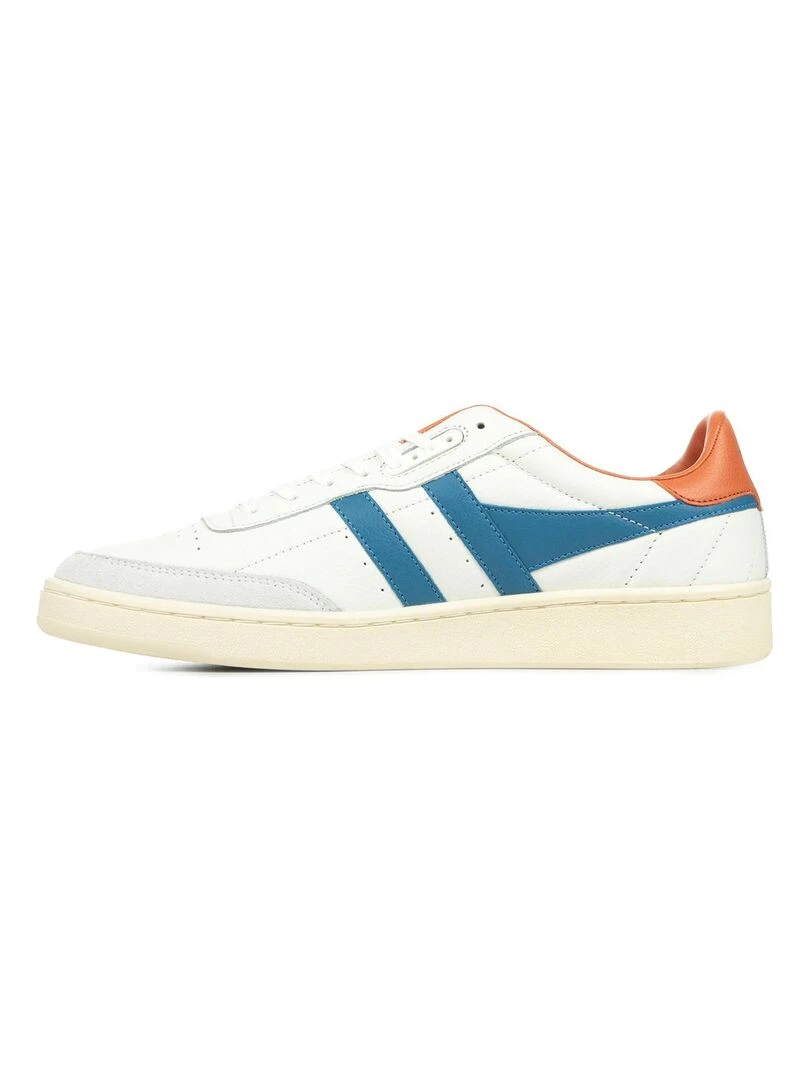 Baskets Gola Contact Leather   Blanc Bleu
