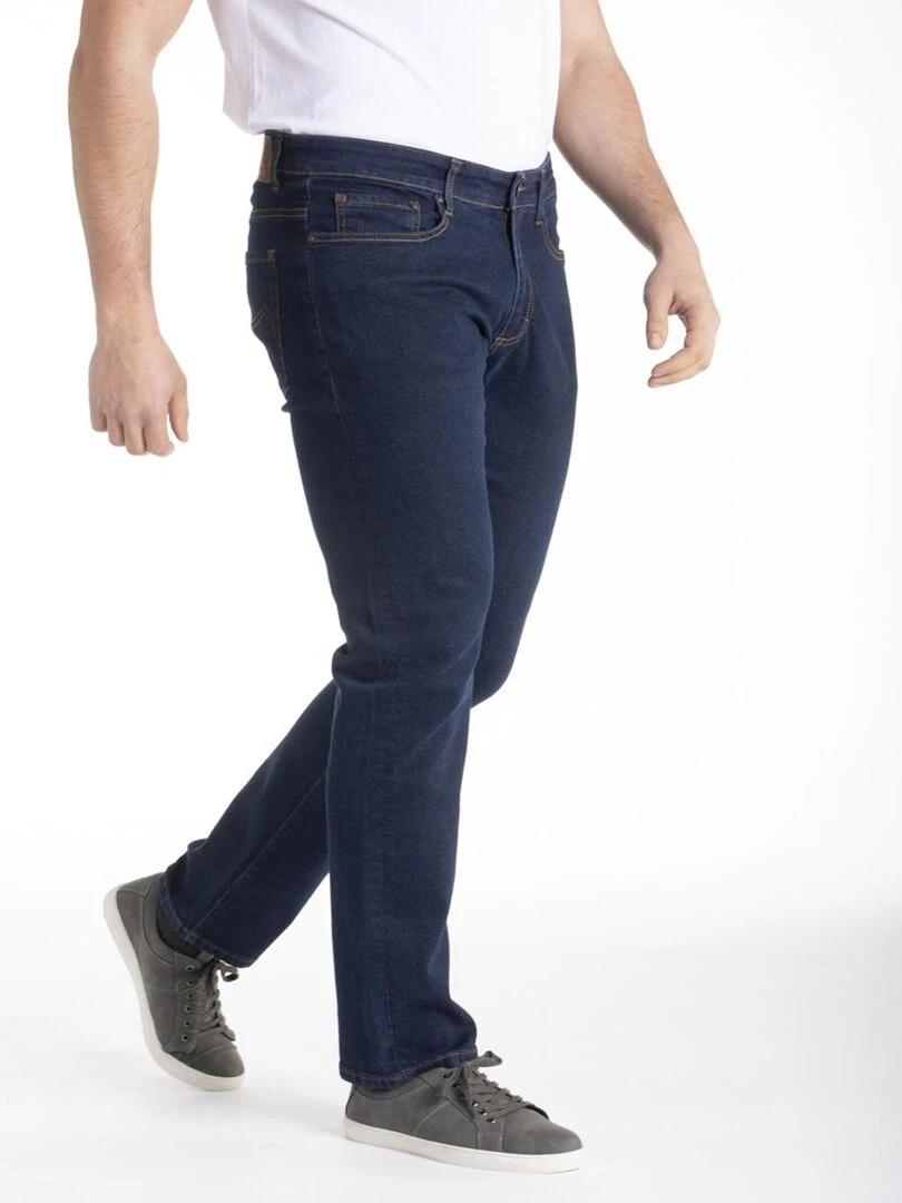 Jeans stretch Fibreflex® anti inflation brut ANTI1   Bleu